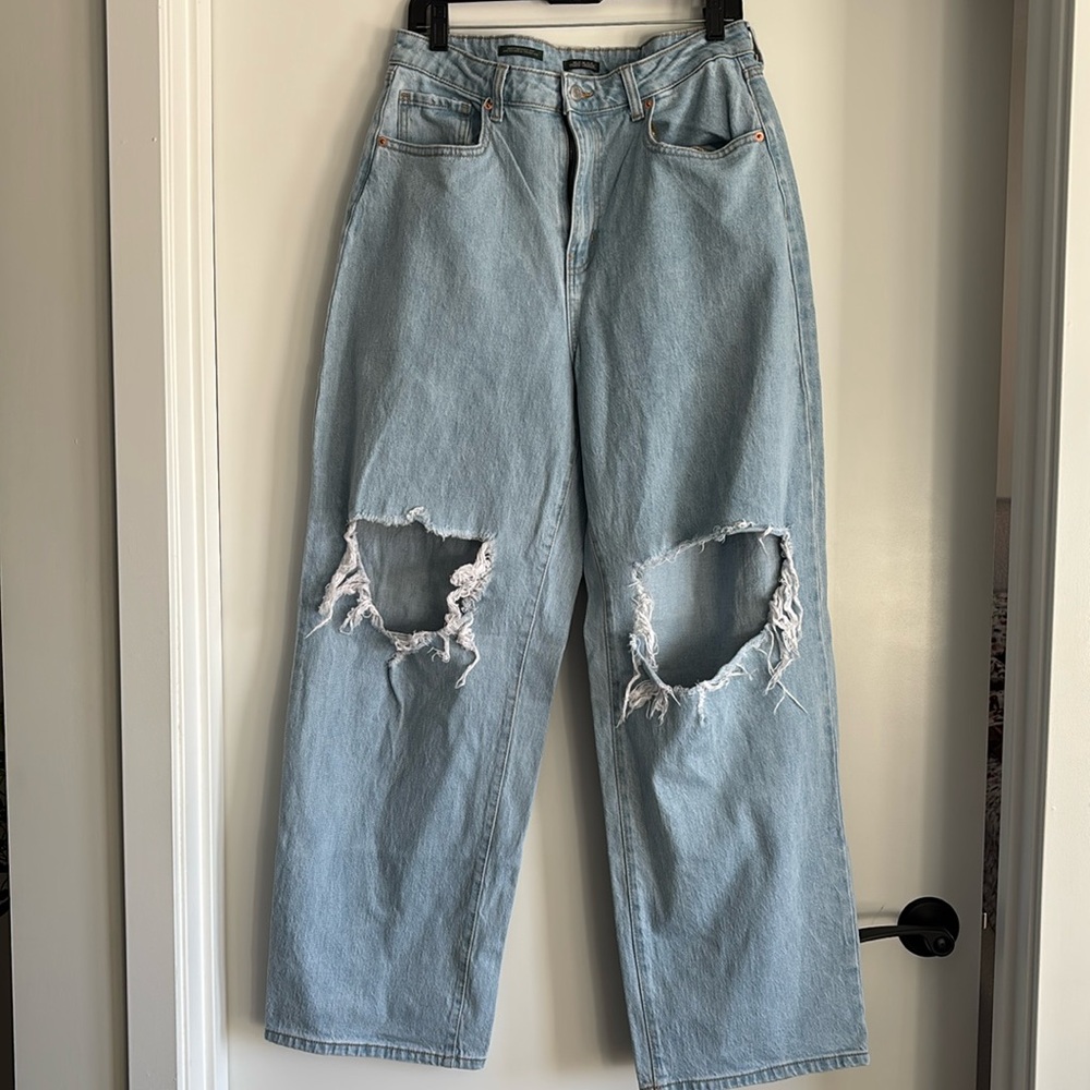 Target brand Wide-leg blue jeans